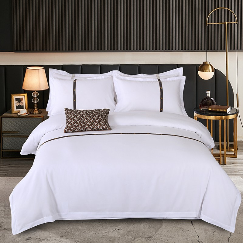 Čvrsti polikotonski hotelski posteljini set set